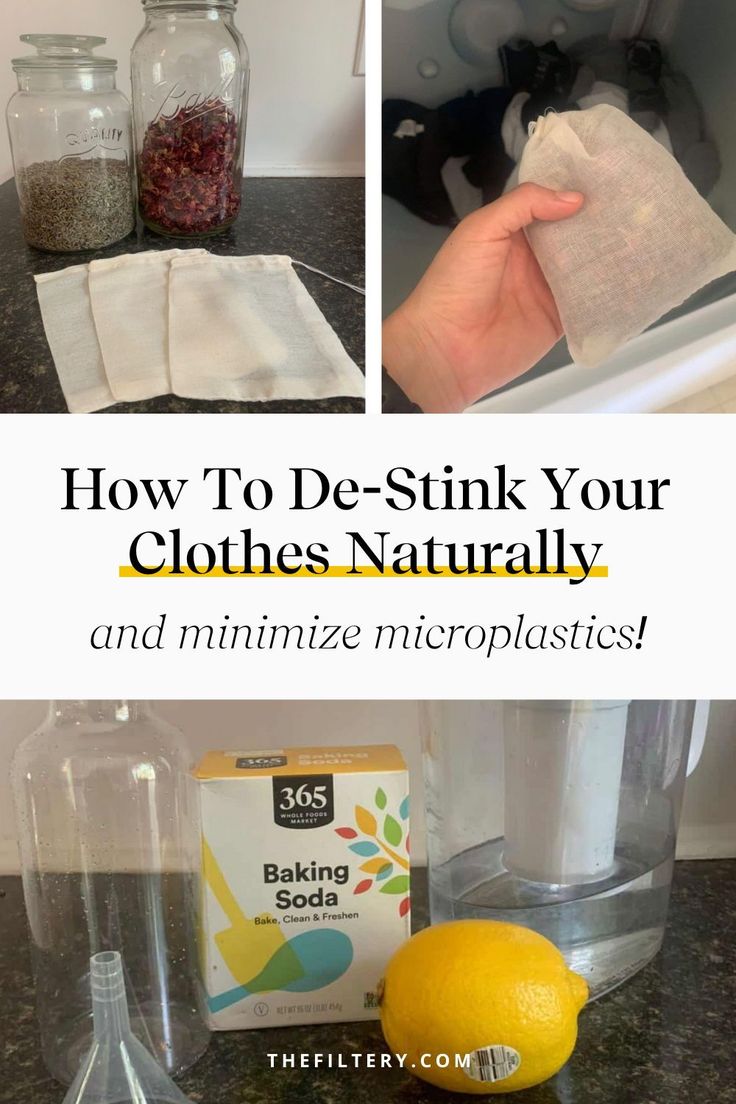 how to de - stink your clothes naturally and minimize microplanits in the kitchen