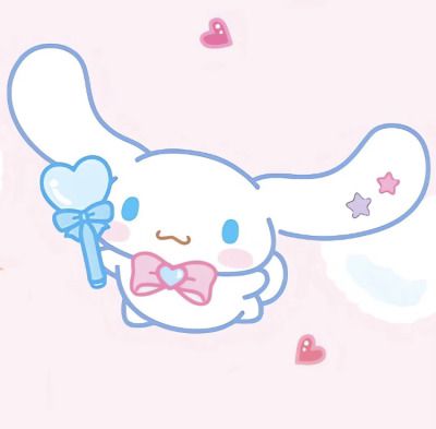 a cartoon bunny with a bow tie holding a heart shaped lollipop in it's mouth