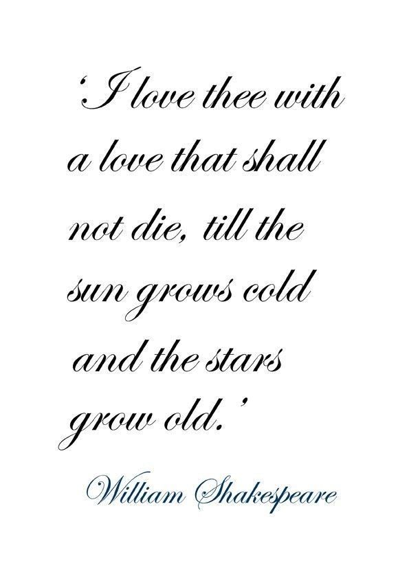 a quote from william shakespeare about love