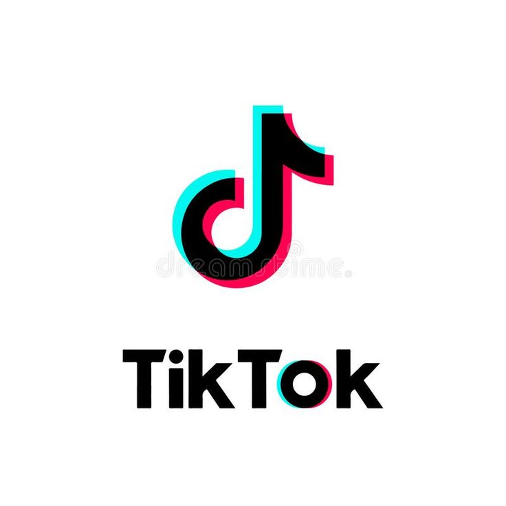 the logo for tiktok, an electronic company that is headquartered in india royalty illustration