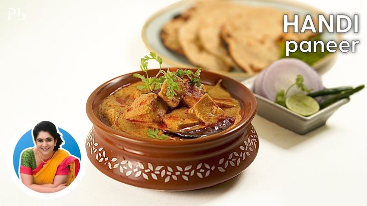 a woman sitting in front of a bowl of food with the words handi poaner on it