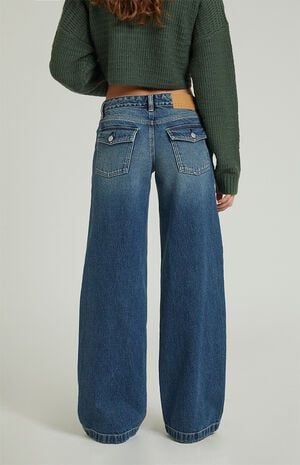 PacSun Casey Dark Indigo Seam Low Rise Baggy Jeans | PacSun Where To Buy Jeans, Pacsun Outfits, Baggy Jeans For Women, Low Rise Baggy Jeans, Jeans Pacsun, Low Waist Jeans, Outfit Inspo Casual, Dark Indigo, Cute Jeans