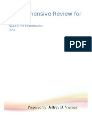 a book cover with the title, hexpir exam review for hes