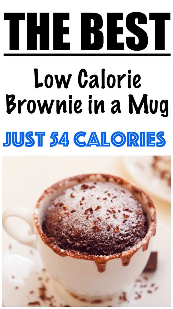 the best low calorie brownie in a mug just 54 calories