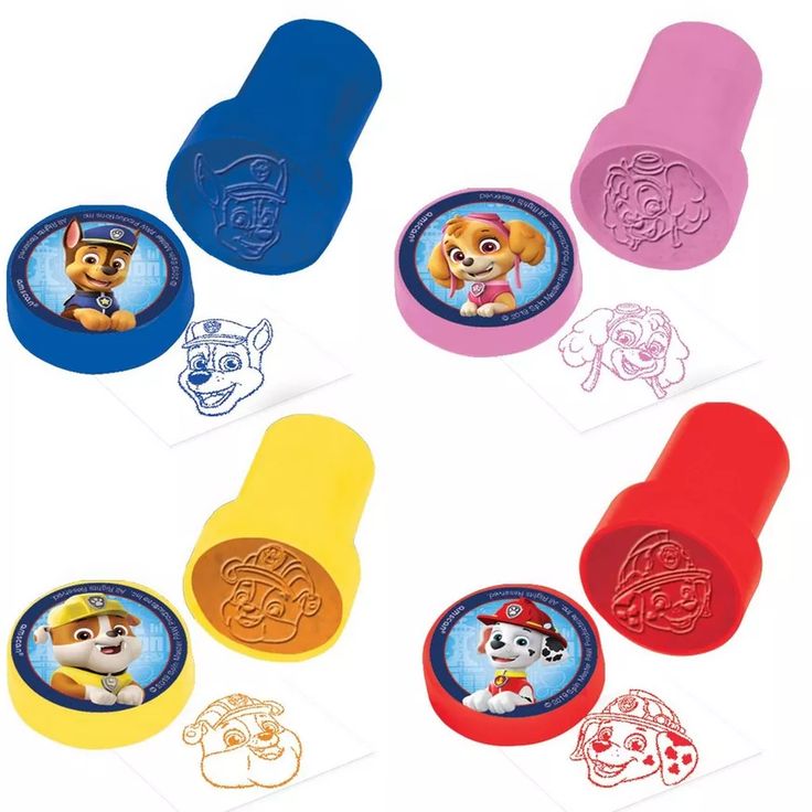 paw patrol stampers and rubber stamps