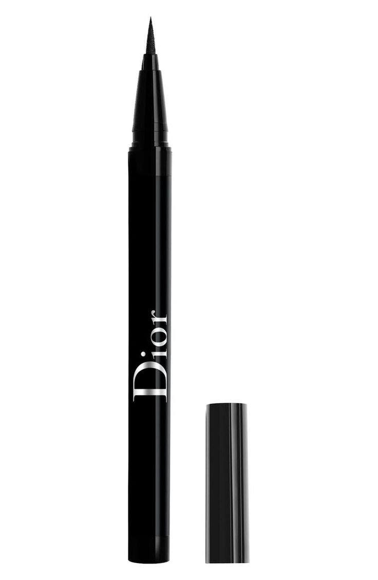 DIOR The Diorshow On Stage Waterproof Liquid Eyeliner | Nordstrom Dior Makeup Eyeliner, Eyeliner Product Aesthetic, French Eyeliner, Eyeliner Png, Dior Eyeliner, I Liner, Makeup Png, Sephora Eyeliner, Star Eyeliner