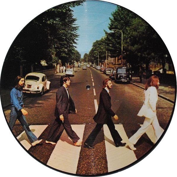 an image of the beatles crossing the street