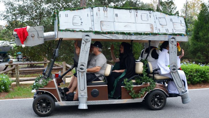 Pin by Melanie Alphin on Starwars Golf Cart | Halloween car decorations ...