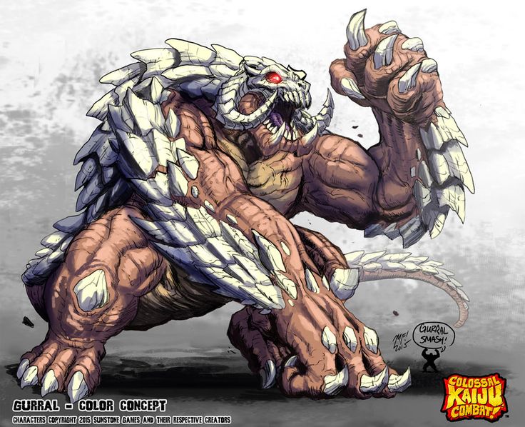 an image of a monster with big claws