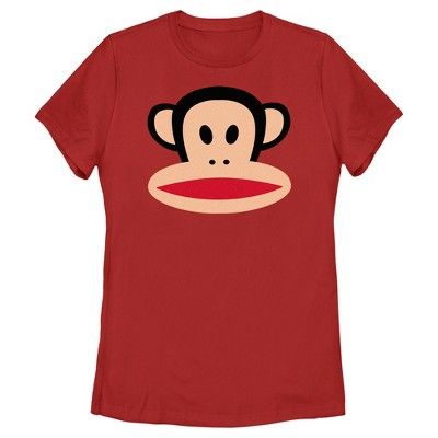 Paul Frank Tshirt, Paul Frank Monkey Clothes, Julius The Monkey, Paul Frank Monkey, Pop Culture Icons, Monkey Shirt, Colorful World, Paul Frank, Red Tee