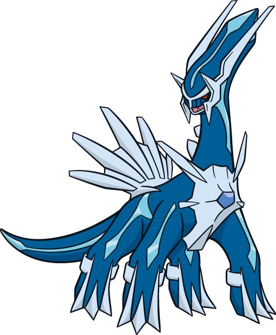 the blue and white pokemon is standing up