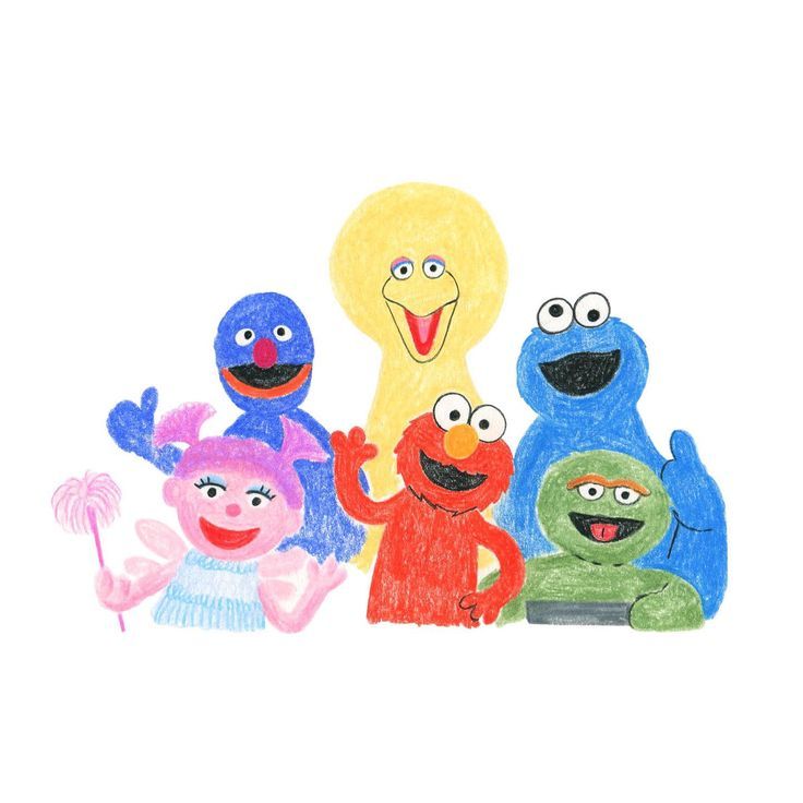 character drawing~! Character Drawing, Sesame Street, Enamel Pins ...