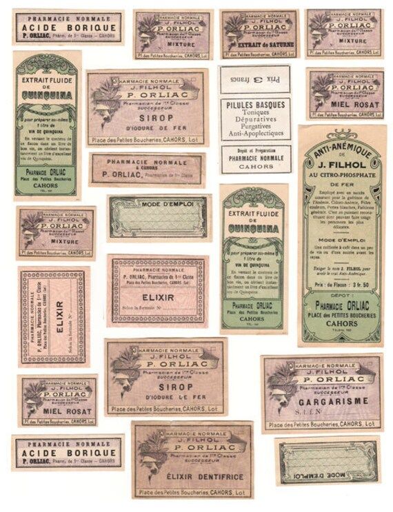 many different types of coupons are arranged on a white surface with green and pink trimming