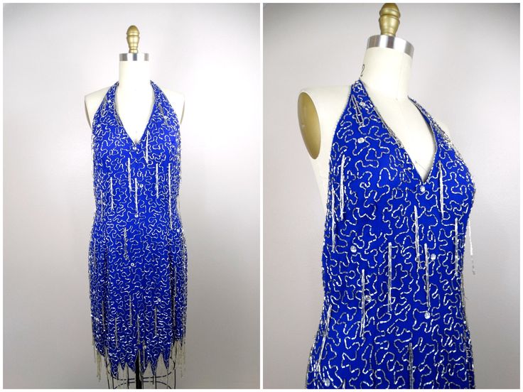 "This is an AMAZING vintage dress from Lillie Rubin. It's beautifully detailed with beading and in excellent condition! Bust - 36\" (has built-in padding) Waist - 28\" Hips - 38\" Length - 35\" This dress comes from a pet-free and smoke-free home. If you would like more info or have any questions, please don't hesitate to ask!" Beaded Dress, Dress Clothes For Women, Halter Dress, Vintage Dresses, Dress Outfits, Mini Dress, Womens Dresses, Purple, Clothes For Women