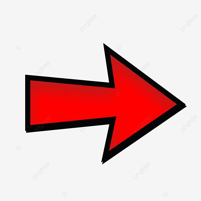 an arrow pointing to the right on a white background png and psd files