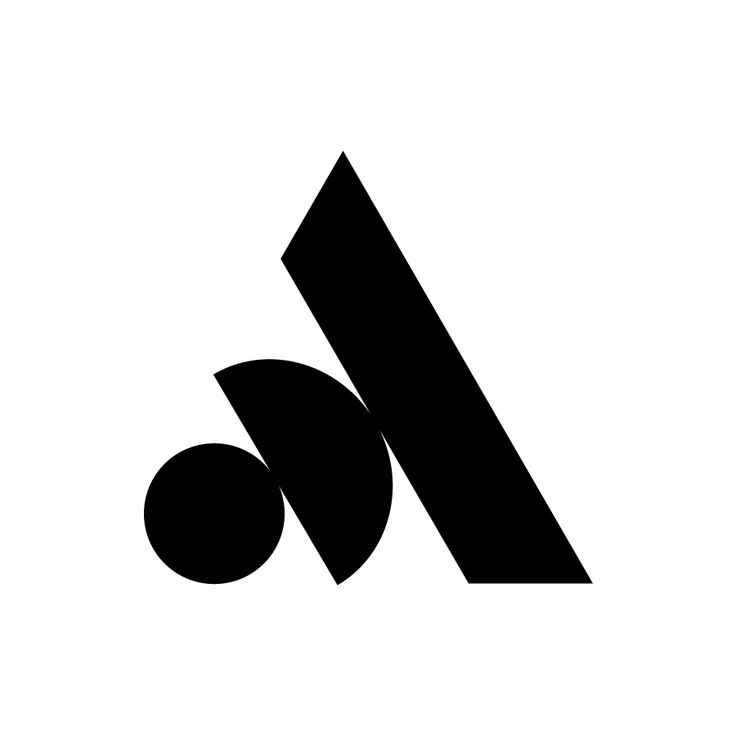 an abstract black and white logo with the letter k on it's left side