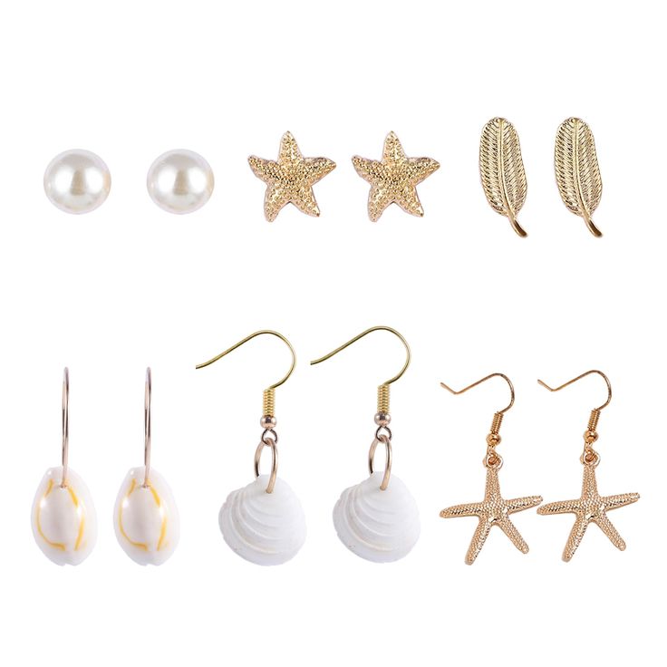 PRICES MAY VARY. 🦪 Summer Seashell Earrings 🦪 Shell earrings set will definitely make a statement which are simple, delicate and very comfortable to wear due to their lightness. If you love vacation and the beach these earrings bulk are perfect for you. These beach earrings are easily fit lots of styles and can be paired with so many outfits. 🦪 Material 🦪 These summer earrings are made of natural sea shell and ear hooks are plated in gold to ensure a long lasting finish which is no tarnish. Beach Jewelry Earrings, Friend Trip, Sea Shell Earrings, Drop Light, Starfish Jewelry, Beach Wedding Guests, Boho Earring, Seashell Earrings, Conch Earring