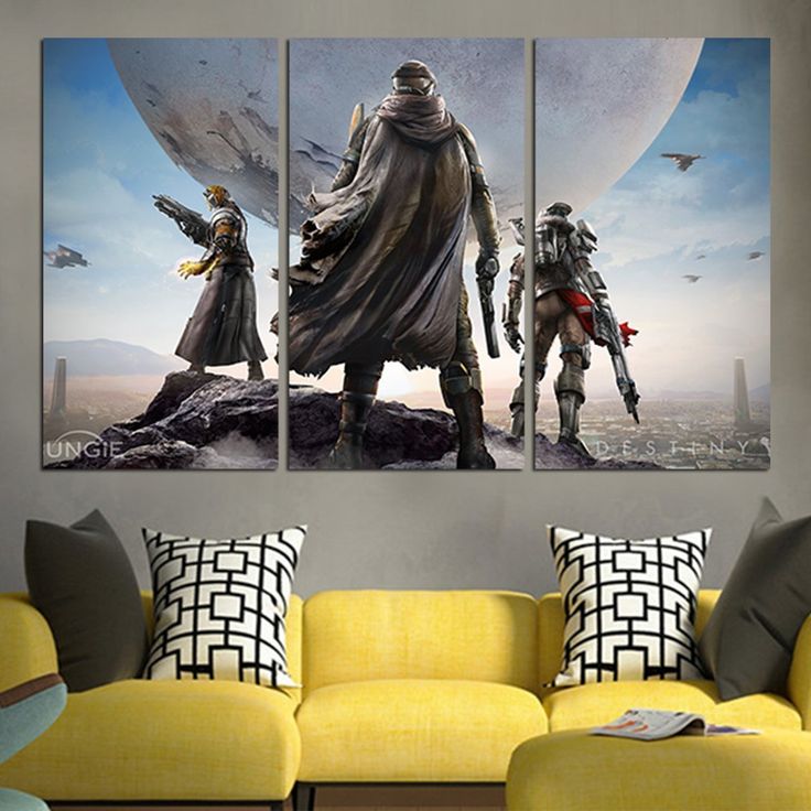 3 Panel Destiny Wall Art Canvas 3 Panel Wall Art, Simple Poster, Panel Wall, Diy Frame, Canvas Set, Custom Canvas, State Art, Brilliant Colors, Water Based Ink