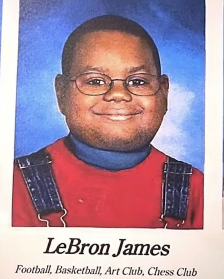 two photos of a man with glasses and a red shirt, one has an image of a football player