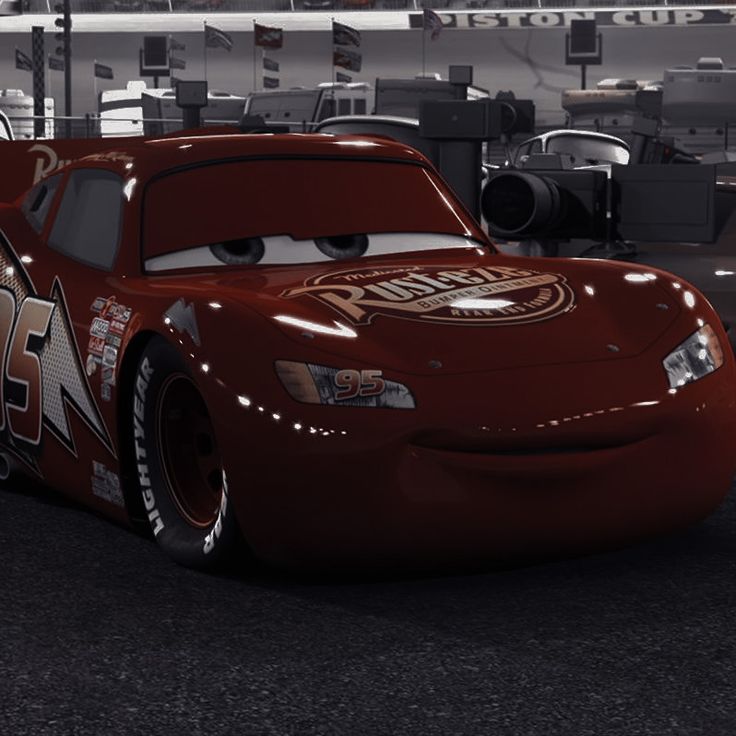 the character cars from disney's cars movie are shown in this screenshot