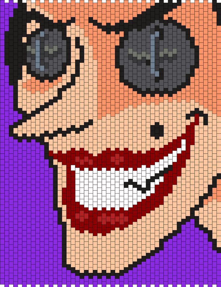 an image of the face of a man made out of legos with glasses and teeth