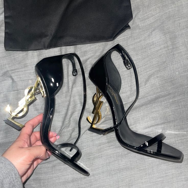 Slightly Worn Ysl Opyum Heels Very Good Condition. One Dust Bag Included Yves Saint Laurent Shoes, Saint Laurent Shoes, Shoes Women Heels, Yves Saint Laurent, Saint Laurent, Dust Bag, Shoes Heels, Size 6, Women Shoes