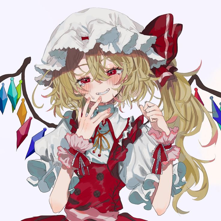 Touhou Cosplay, Flandre Scarlet, Touhou Anime, Visual Novel, An Anime, 그림 그리기, Anime Character Design, Anime Character, Scarlet