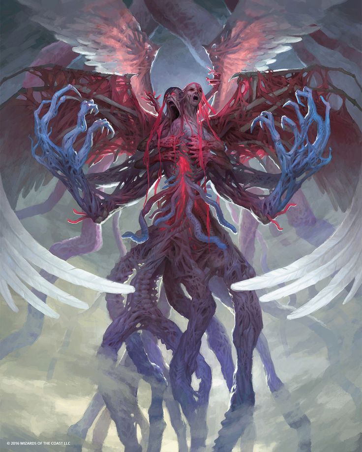 an image of a demonic creature with wings