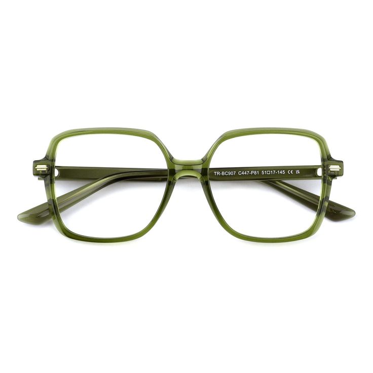 Featuring oversized square lenses crafted from premium acetate, these trendy glasses frames have become a popular choice among eyewear enthusiasts. Available in five stunning colors—green, black, brown, red, and translucent—there's a shade to match every style and personality. Whether you're looking for a bold statement piece or a subtle everyday accessory, you're sure to find the perfect color to suit your look.