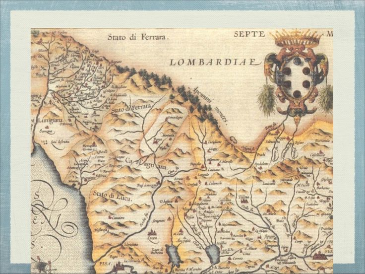 an old map of the kingdom of lombardile, with its borders and cities