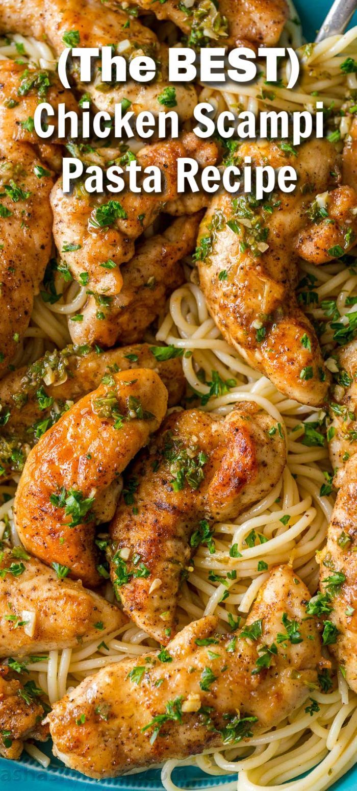 the best chicken scampi pasta recipe