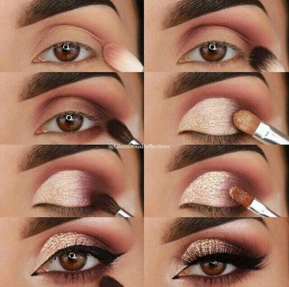 Teknik Makeup, Natural Smokey Eye, Mekap Mata, Video Makeup, Make Up Inspiration, Smink Inspiration, Pinterest Makeup, Makeup Step By Step, Makijaż Smokey Eye