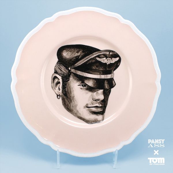 Tom of Finland Plate by Pansy Ass Ceramics Leather Toms, Tom Of Finland, Queer Art, Classic Image, Vintage Plates, Comic Illustration, Gay Art, Toronto Canada, Make Art