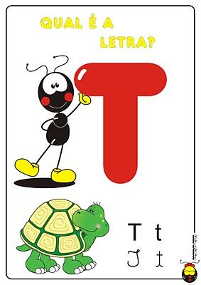 the letter t is for turtle