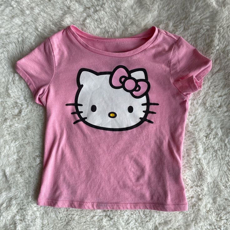 Look what I just found on Depop 🙌 https://depop.app.link/2MX8IjKklgb Hello Kitty Baby, Kitty Clothes, Charmmy Kitty, Hello Kitty Clothes, Pink Hello Kitty, Hello Kitty Items, Baggy Pants, Cute Fits, Cat Shirts