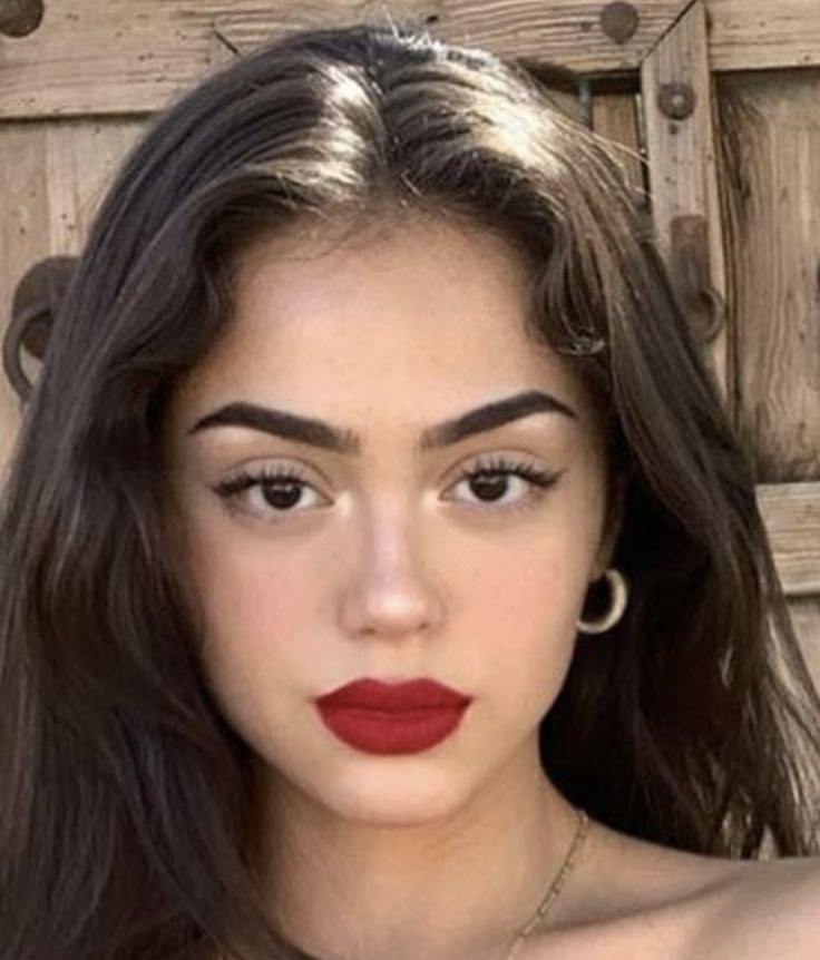 No Make Up Make Up Look, Fredericton New Brunswick, Red Lips Makeup Look, Zendaya Outfits, Red Lip Makeup, Swag Makeup, Ethereal Makeup, Dope Makeup, Cute Makeup Looks