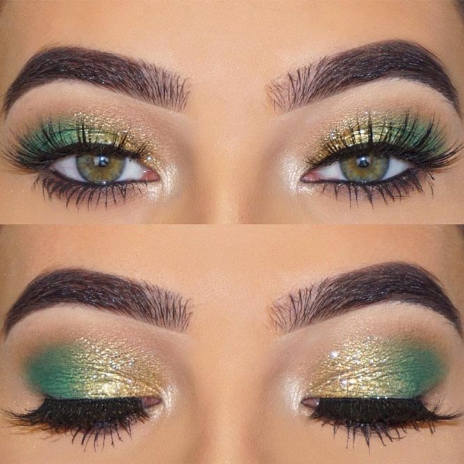 Prom Eyes, Make Up Designs, Prom Eye Makeup, Eye Makeup Pictures, Smink Inspiration, Green Makeup, Eye Makeup Designs, Makijaż Smokey Eye, Elf Makeup