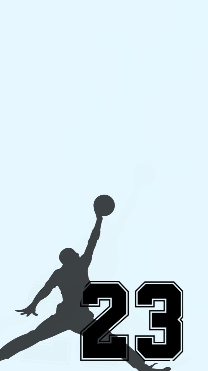 an image of a basketball player jumping in the air with his hands up and number 23 on it