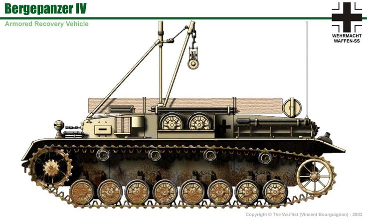 an old tank with wheels and some machinery on it's side, in front of a white background