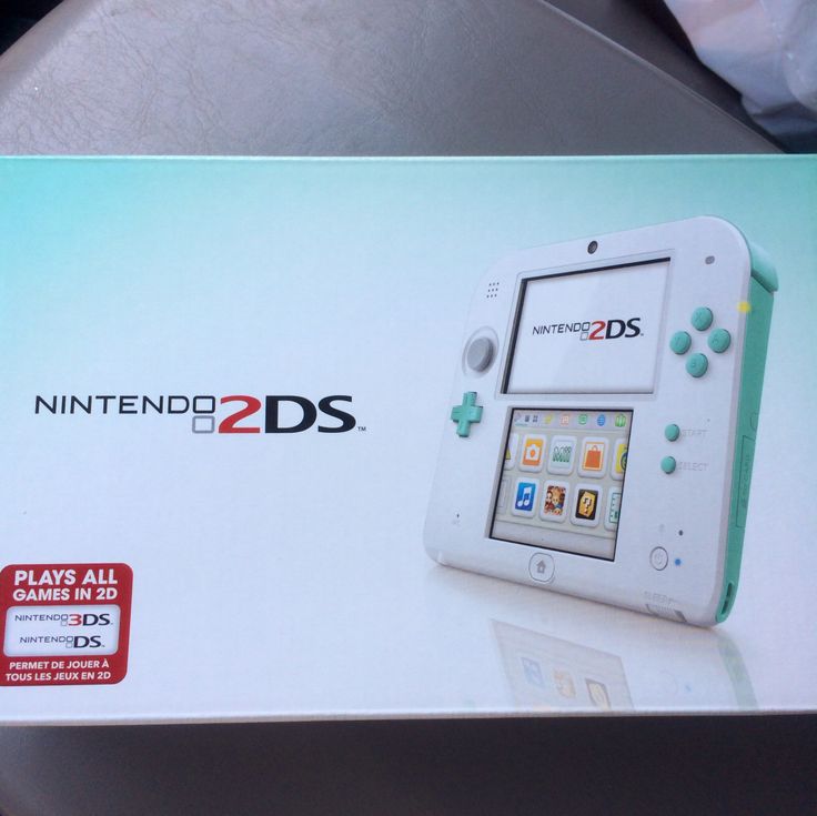 the box for the nintendo 3ds is shown