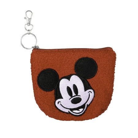 Disney Minnie Mouse Girl's Pink Terry Cloth Zip-Up Keychain Pouch. This coin pouch is great to store pesky coins that fall to the bottom of your bag. It zips smoothly shut, and easily slips into your pocket, or bag. Use this cute bag / mini wallet to store your cosmetics, air pods, coins, jewelry or other everyday essentials! This cute bag for women is crafted from high quality vegan leather. It is durable and lightweight. Great size for addition to a key chain, backpack, belt hoop, or anywhere for convenient access. The perfect gift for your wife, mother, girlfriend, daughters, nieces, sister, best friends for any holiday/occasion like Christmas, Valentines Day, birthdays, Mothers Day, and anniversaries. Size: Compact.  Color: Multicolor.  Gender: female.  Age Group: adult. Keychain Pouch, Coin Purse Pattern, Stitch Backpack, Coins Jewelry, Mickey Mouse Design, Pom Pom Keychain, Backpack Keychains, Minnie Mouse Girl, Blue Suede Shoes