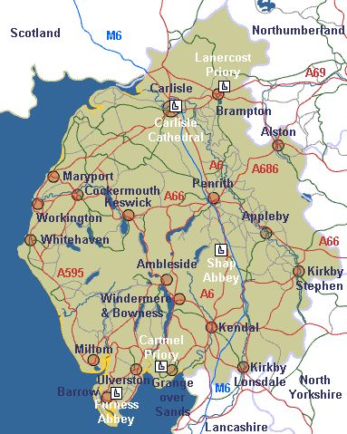 a map of the uk with all major roads