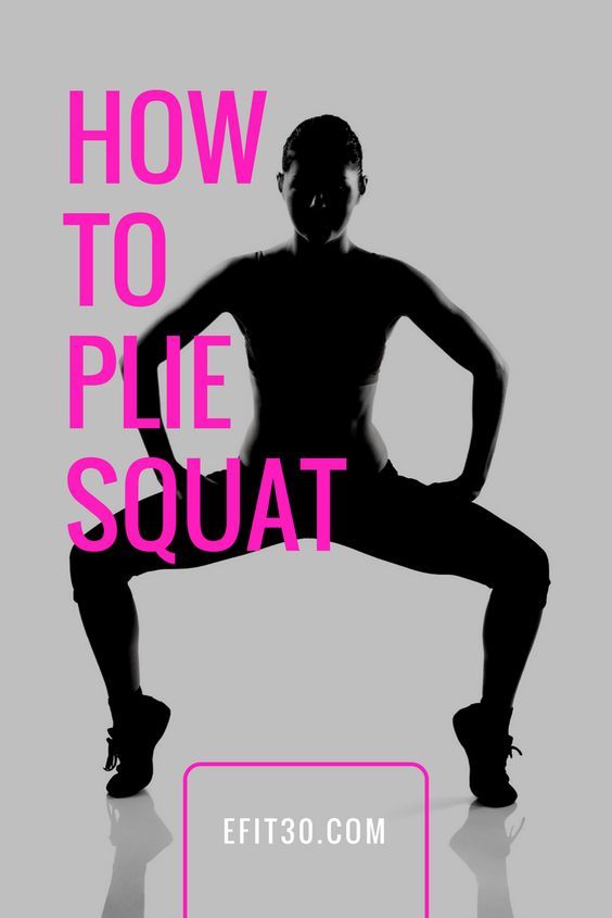 the silhouette of a woman in black and pink text reads, how to pile squat