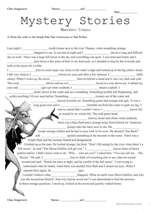 a page from the book mystery stories