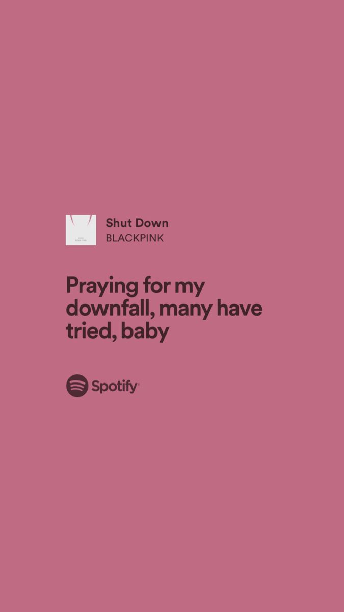 a pink background with the words saying praying for my downfall, many have tried baby