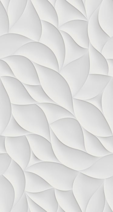 an abstract white wallpaper with wavy lines and curves in the shape of waves on it