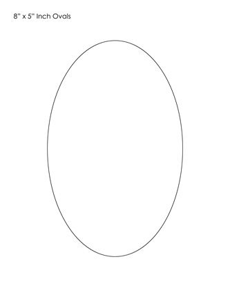 an oval shape is shown with the measurements for each section in this drawing, it looks like