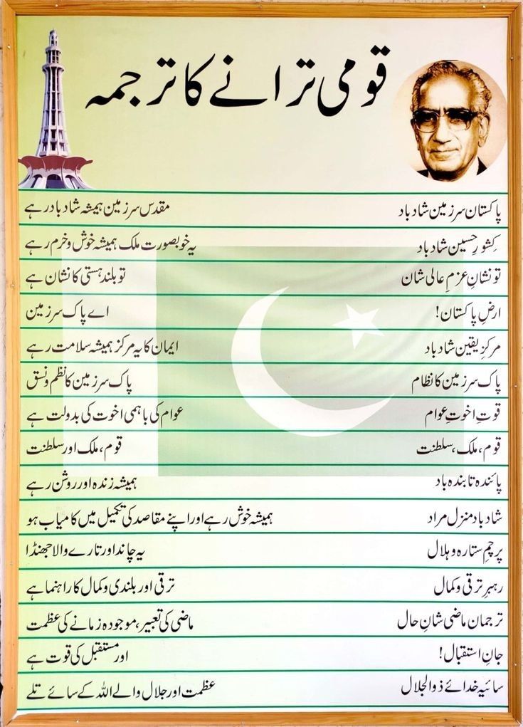 a poster with an image of pakistan and the eiffel tower in arabic writing