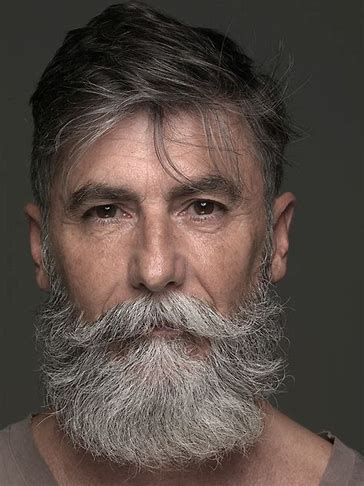 Old Man With Beard, Mustache And Goatee, Moustache Style, Beard Boy, Men With Grey Hair, Mustache Men, Grey Beards, Beard Look, Great Beards