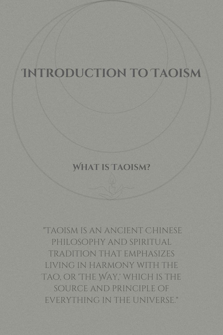 an image with the words, what is taoism? and other things in it